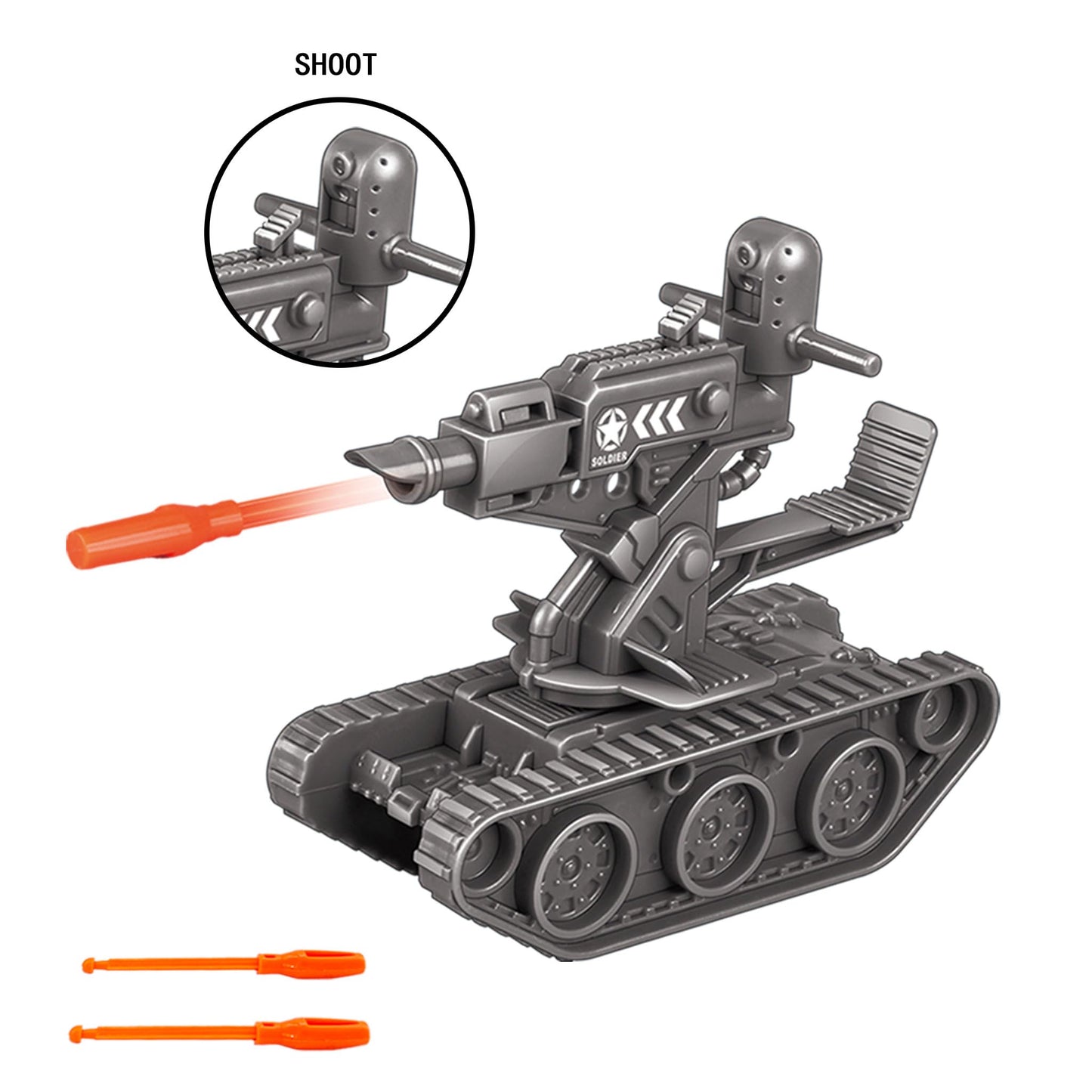 KAIM Army Toys for Boys 3-7 | Military Playset with Lights & Sounds