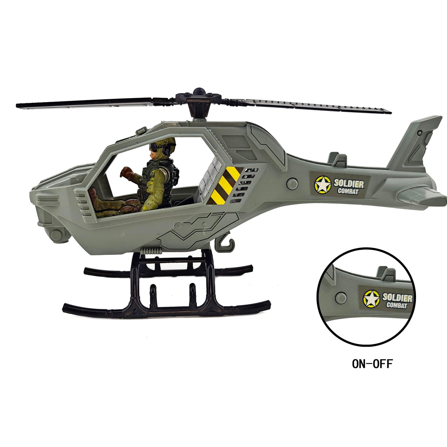 KAIM Army Toys for Boys 3-7 | Military Playset with Lights & Sounds