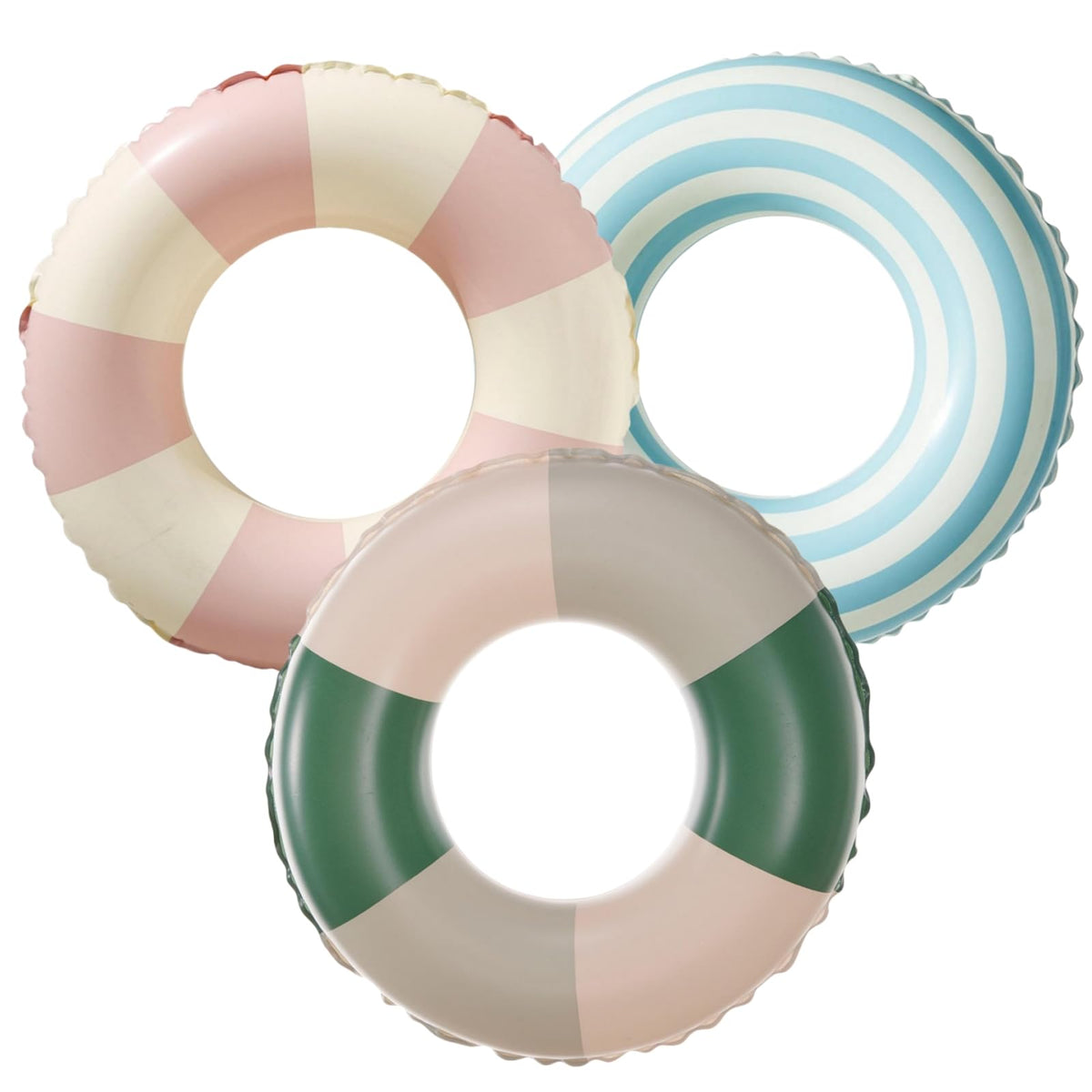 KAIMRED Pool Floats for Kids – 11in Inner, 23in Outer Ring Tubes (Mix-2)