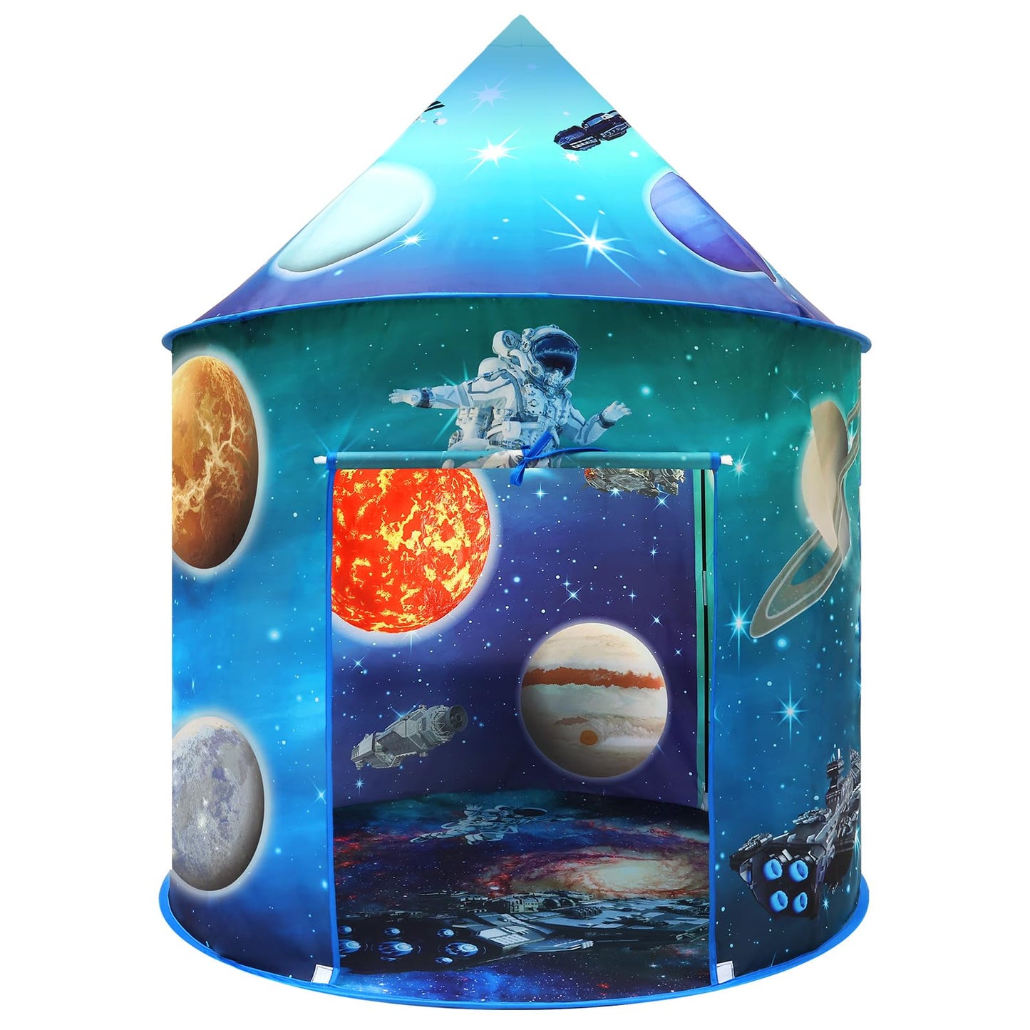 Kaivee Space World Play Tent – Pop Up Indoor/Outdoor Kids Playhouse