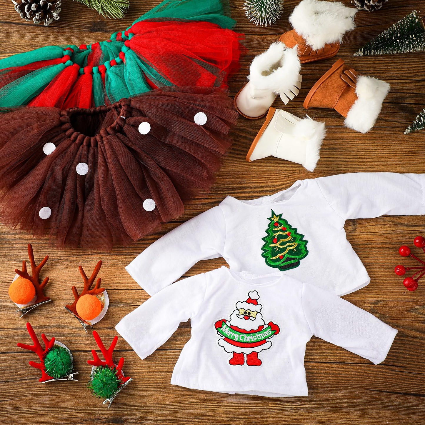 Kajaia 8-Piece Doll Clothes Set for 18-Inch Dolls | Stylish Outfits & Accessories