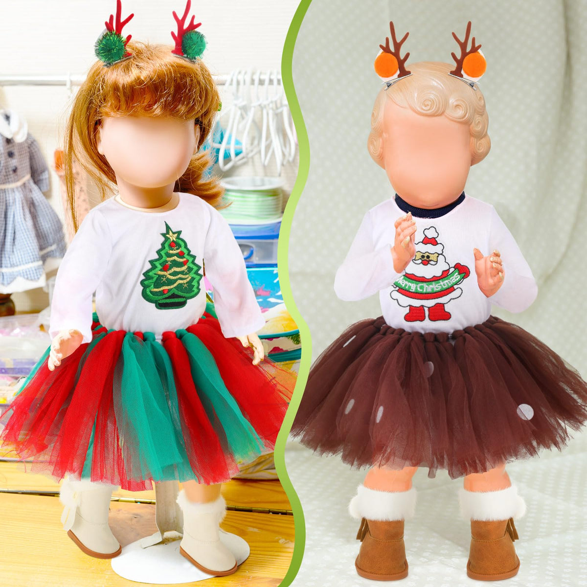 Kajaia 8-Piece Doll Clothes Set for 18-Inch Dolls | Stylish Outfits & Accessories