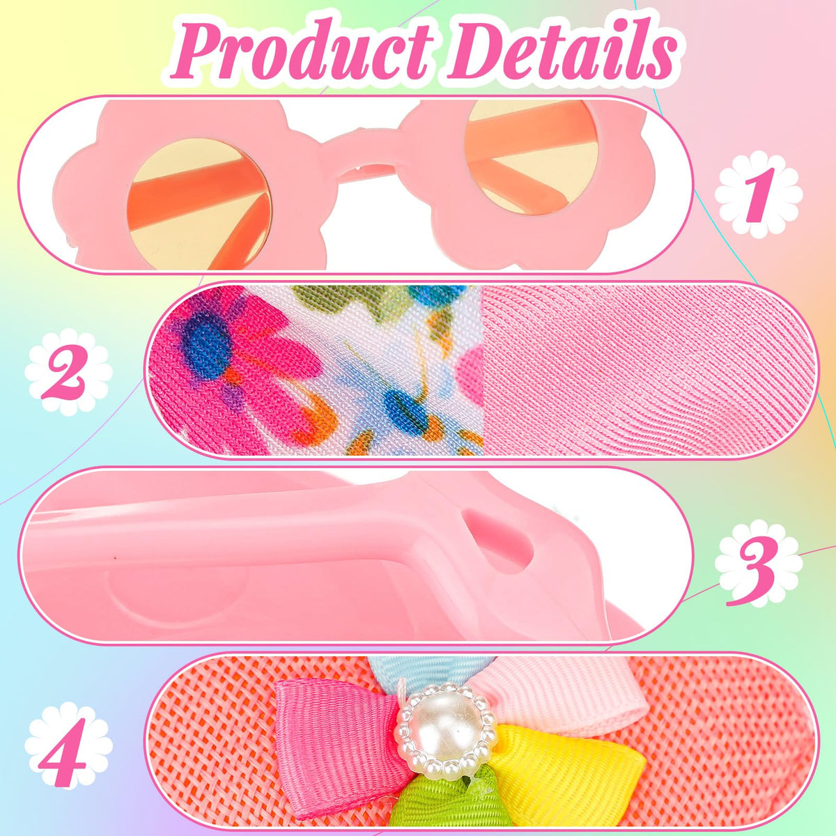Kajaia 8-Piece Doll Clothes Set for 18-Inch Dolls – Summer Outfits & Accessories