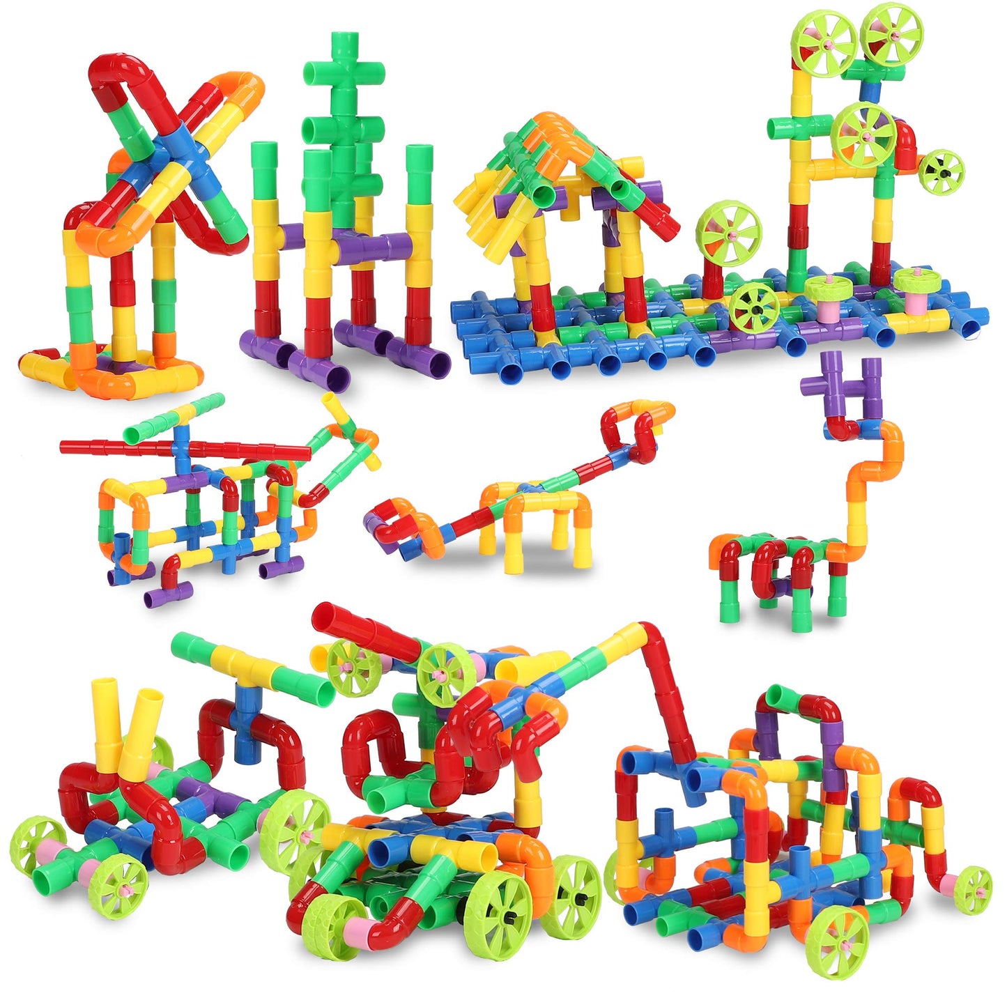 KAKATIMES STEM Building Blocks Toy for Kids – Educational Construction Kit for Ages 3-8