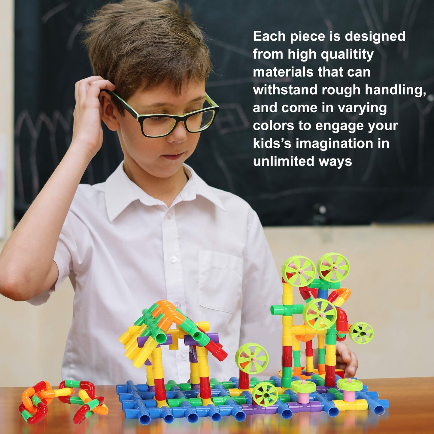 KAKATIMES STEM Building Blocks Toy for Kids – Educational Construction Kit for Ages 3-8