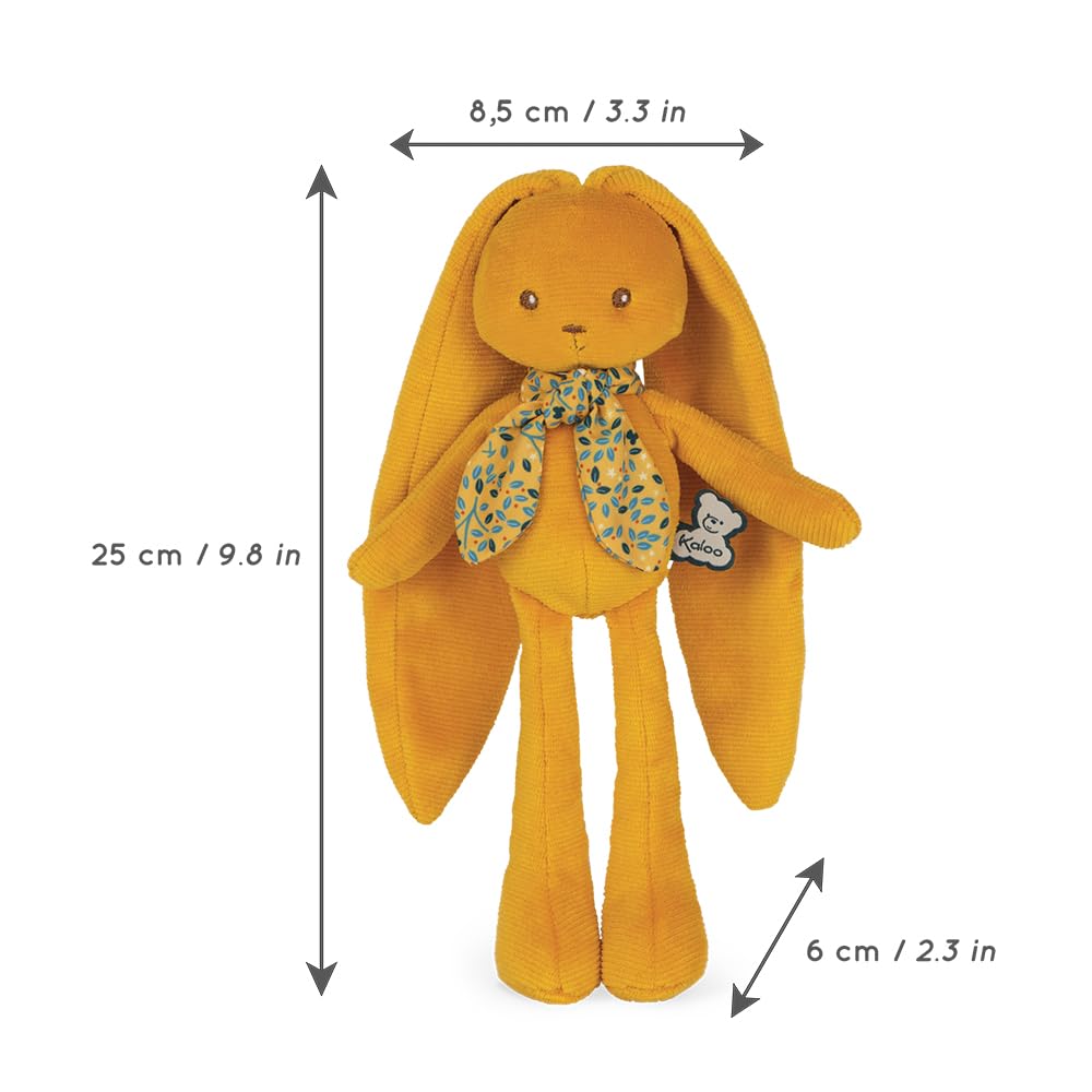 Kaloo Lapinoo: My First Friend Corduroy Rabbit (10in) – Machine Washable Baby Plush, Heirloom-Quality