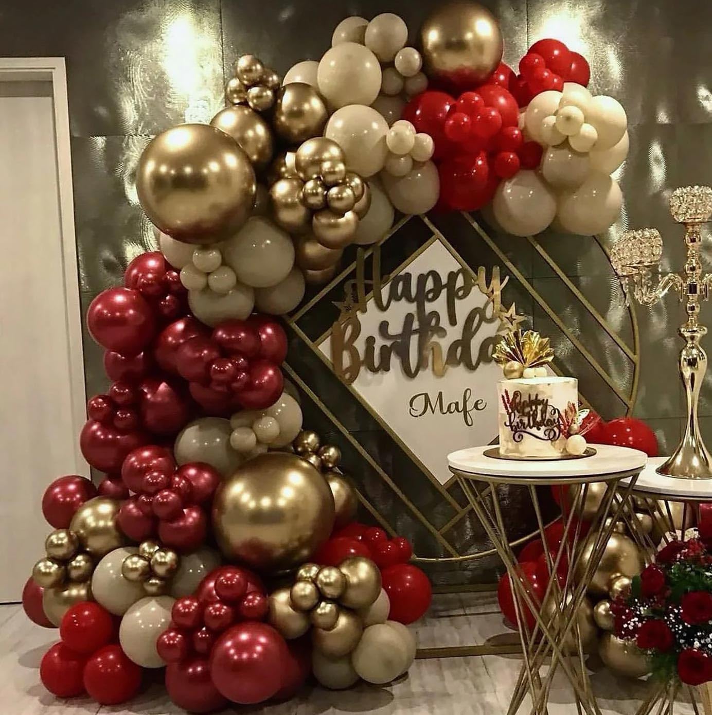 KALOR 10-Inch Burgundy Red Latex Balloons – 100 Pack for Every Celebration
