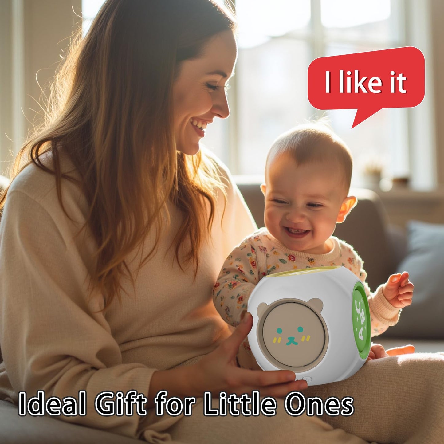 KALUYA Bilingual 6-in-1 Musical Learning Cube for Babies 6-18 Months