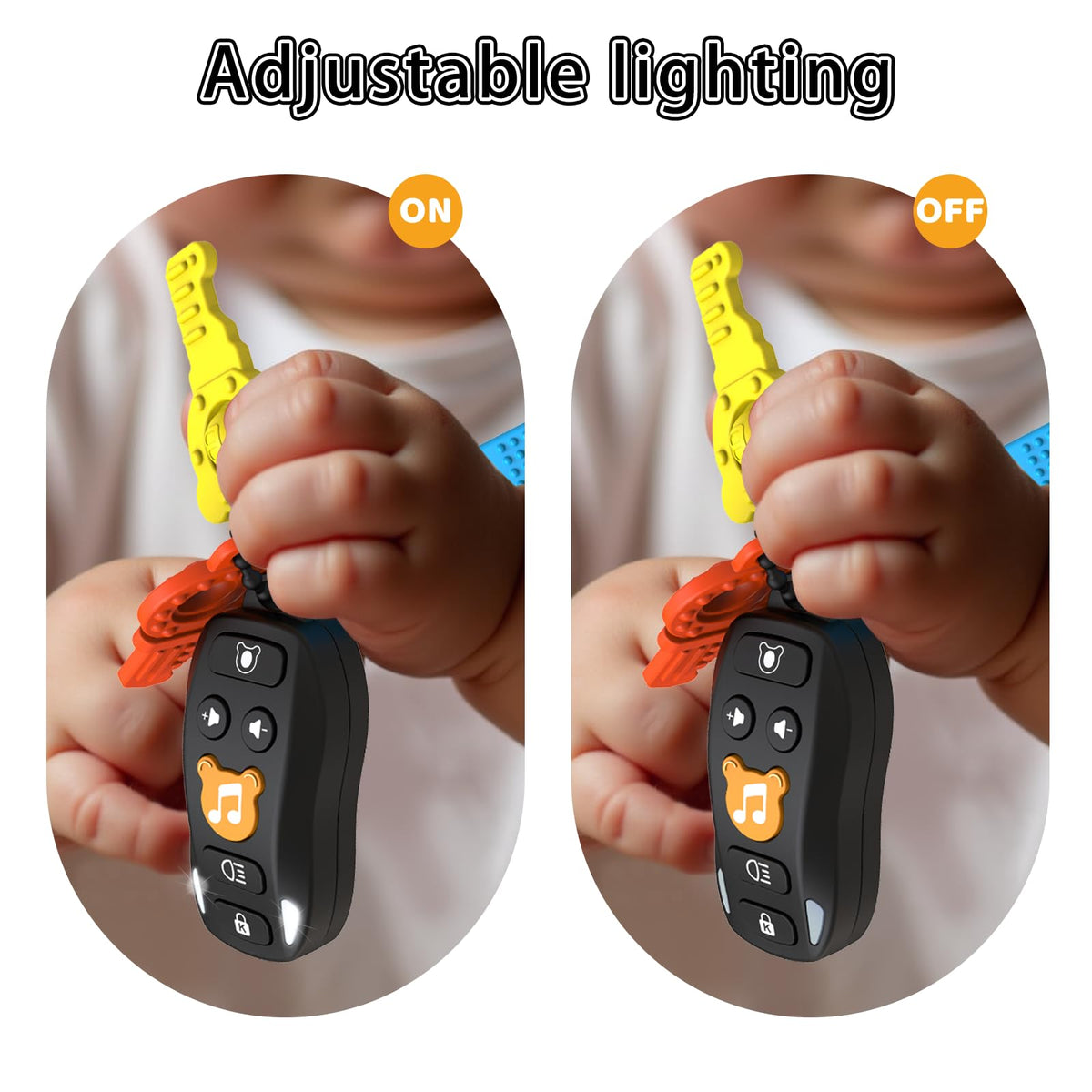 KALUYA Baby Keys Toy – Interactive Music & Lights for Toddlers (6+ Months)