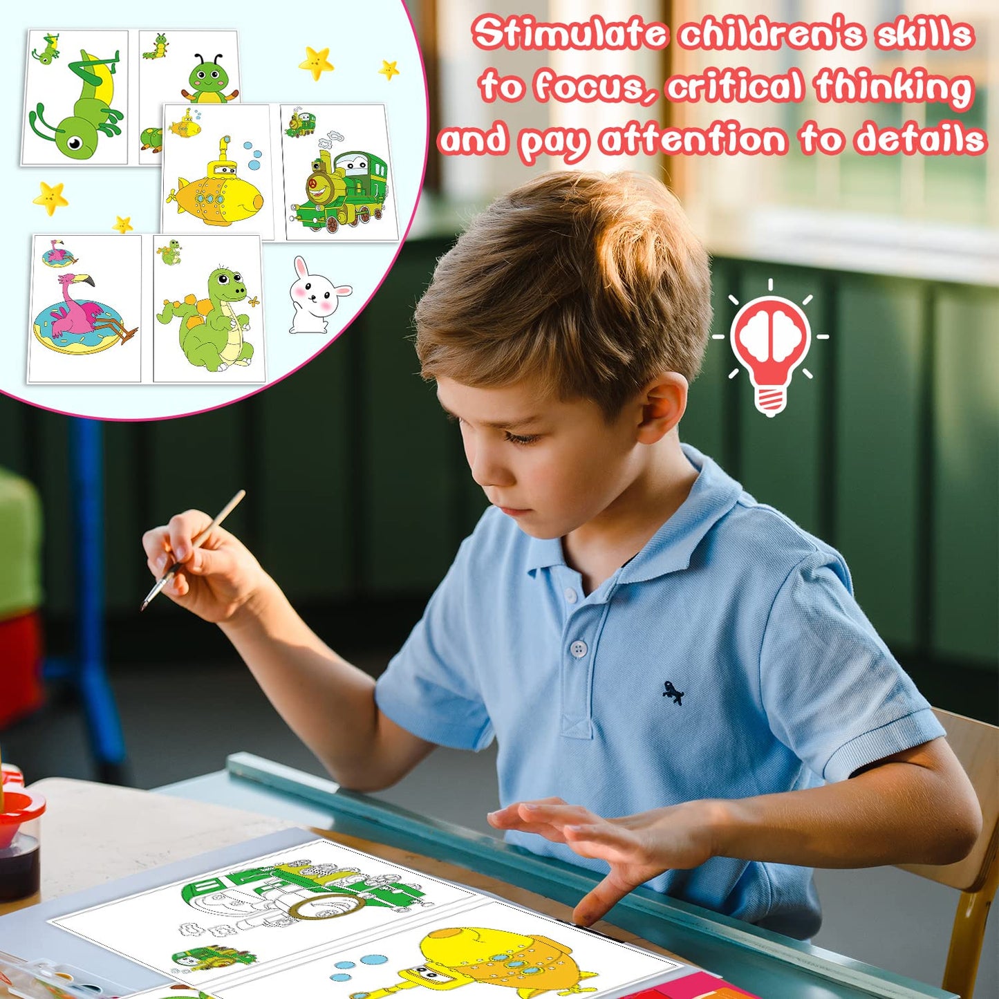 Kalysky 15Pack Bulk Coloring Books for Kids – 5.9 x 8.5 in | Party Favors & Classroom Activities