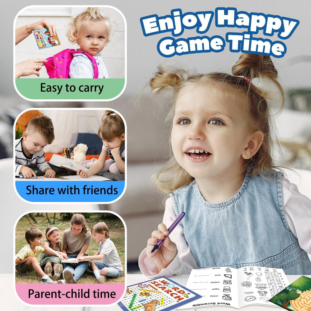 Kalysky 24 Mini Activity Books for Kids – Party Favors & Travel Fun (Ages 4-12)