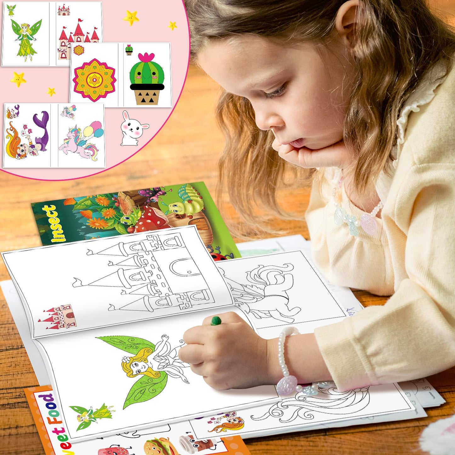 Kalysky 15Pack Bulk Coloring Books for Kids – 5.9 x 8.5 in | Party Favors & Classroom Activities