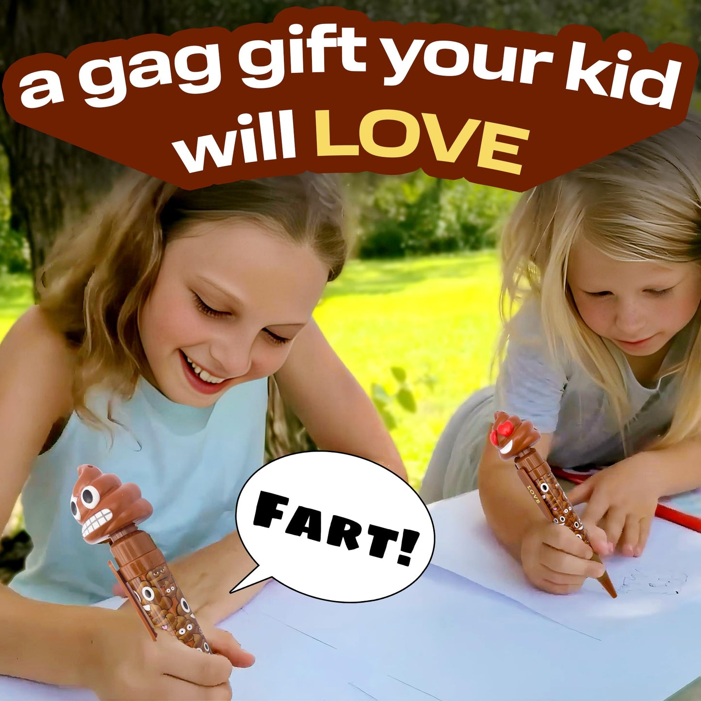Kamhi World Farting Poop Pen - 7 Fart Sounds for Easter Baskets