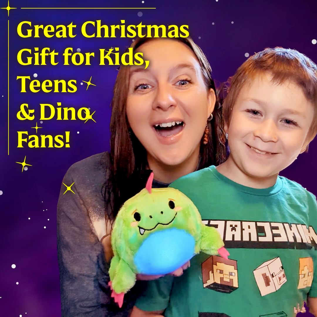 Kamhi World Talking Predicto Dino Fortune Teller — Color-Changing LED Belly & 40+ Dino-Voiced Answers