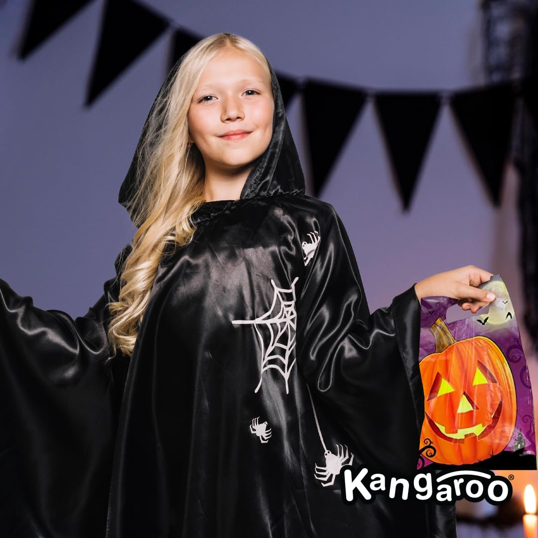 Kangaroo 50 Pcs Jack O' Lantern Halloween Goodie Bags – Trick or Treat Loot Bags