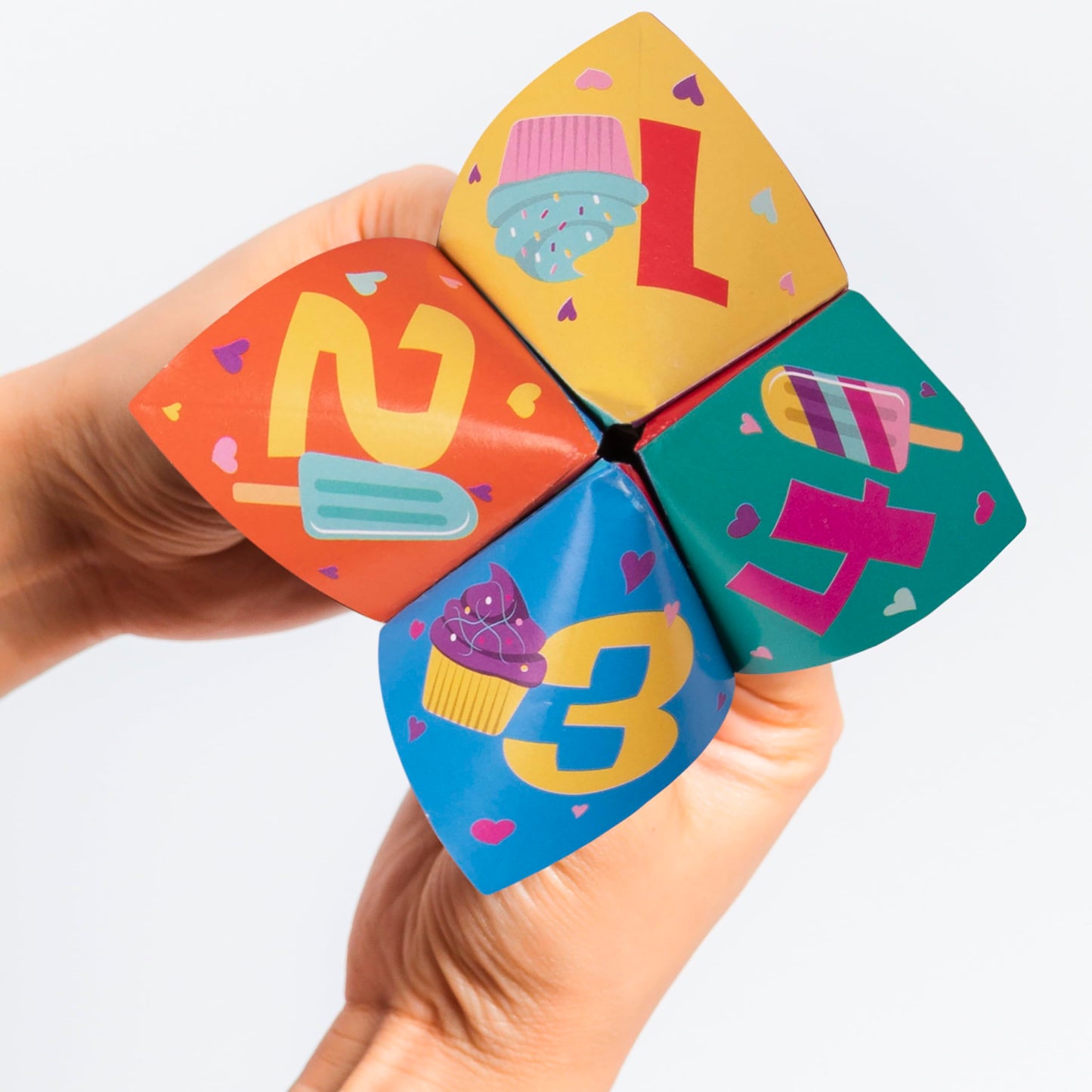 Kangaroo 28 Pack Cootie Catcher Valentines Cards – Classroom Valentines & Party Favors