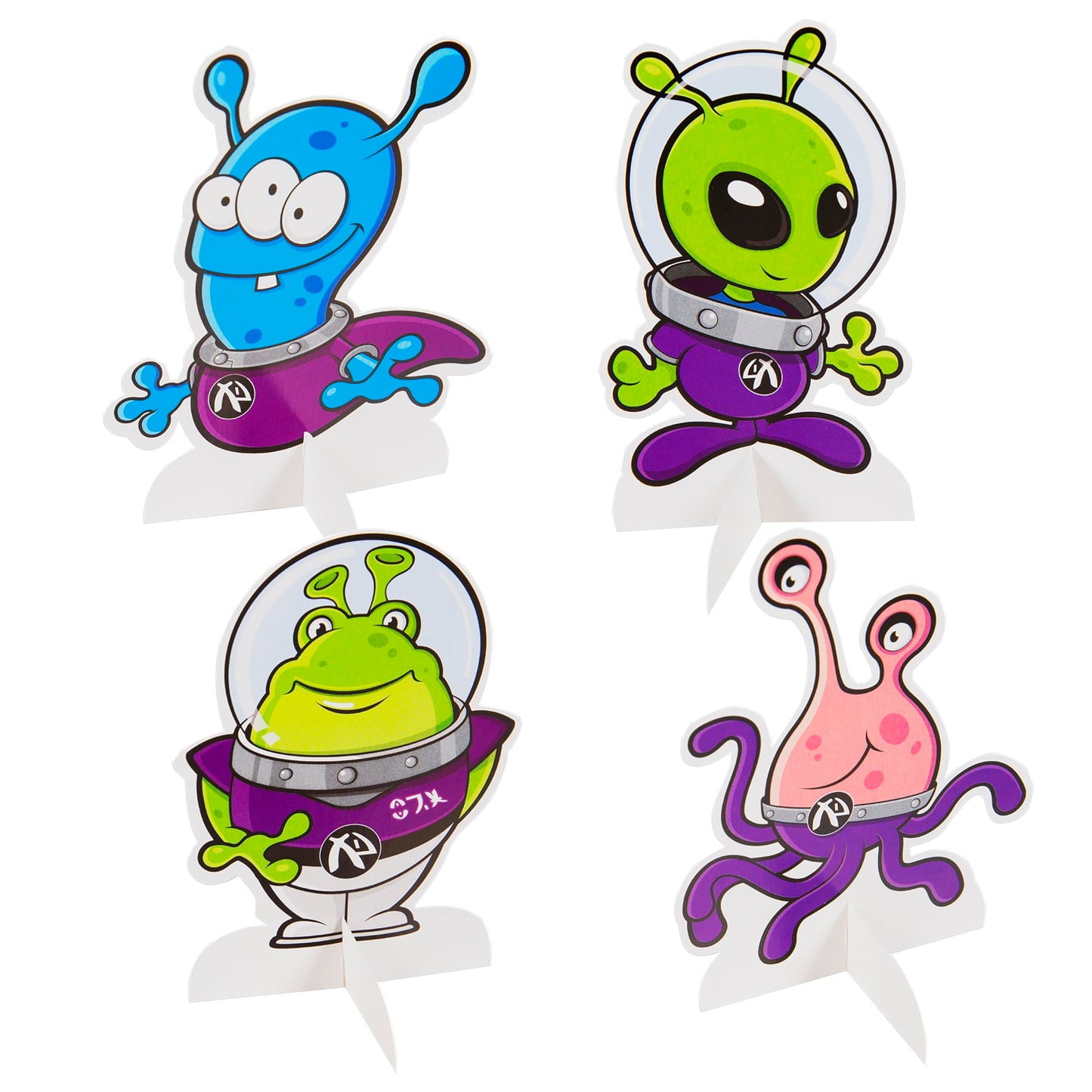 Kangaroo 28-Pack Alien Pop Out Valentines Day Cards for Kids – Envelopes & Stickers Included