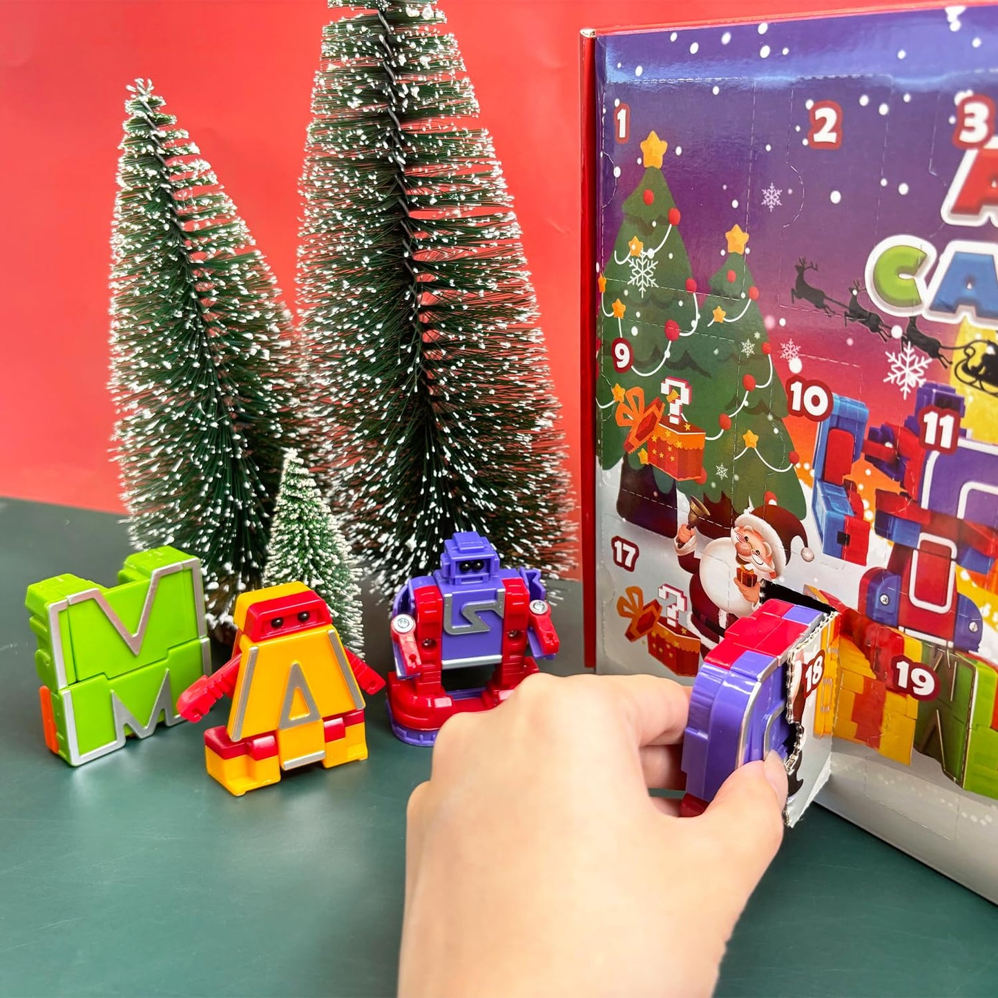Kannove Alphabots: Alphabet Robots for Toddlers — Advent Calendar, Transformable Letters, and STEM Learning Toy