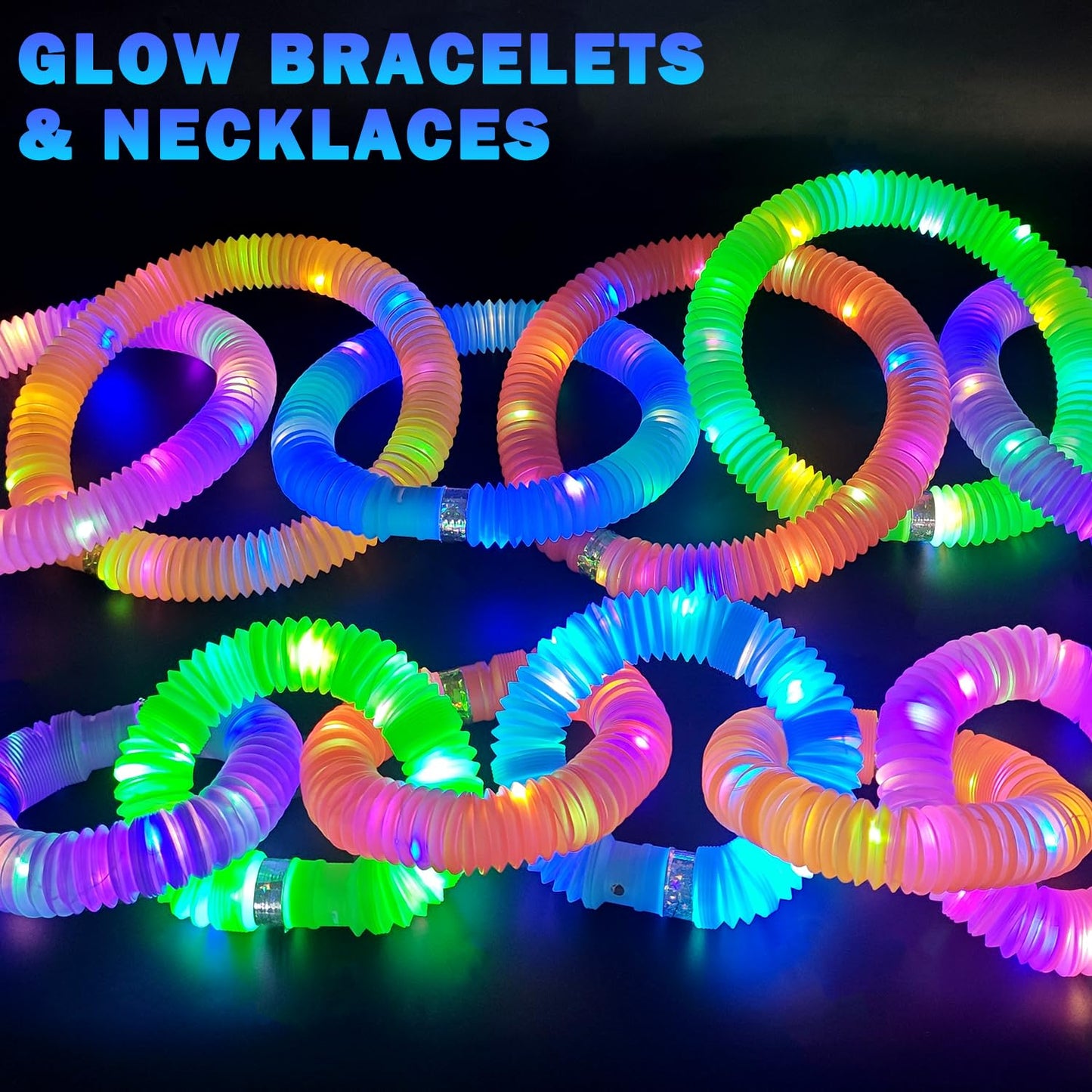 Kannove Glow Sticks Bulk 96 Pcs – LED Light Up Wands for Parties