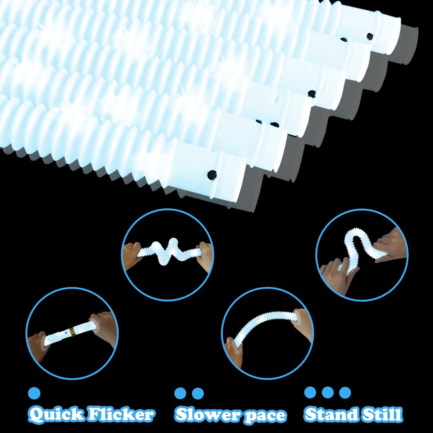 Kannove 24 PCS White Glow Sticks — LED Party Favors for Kids