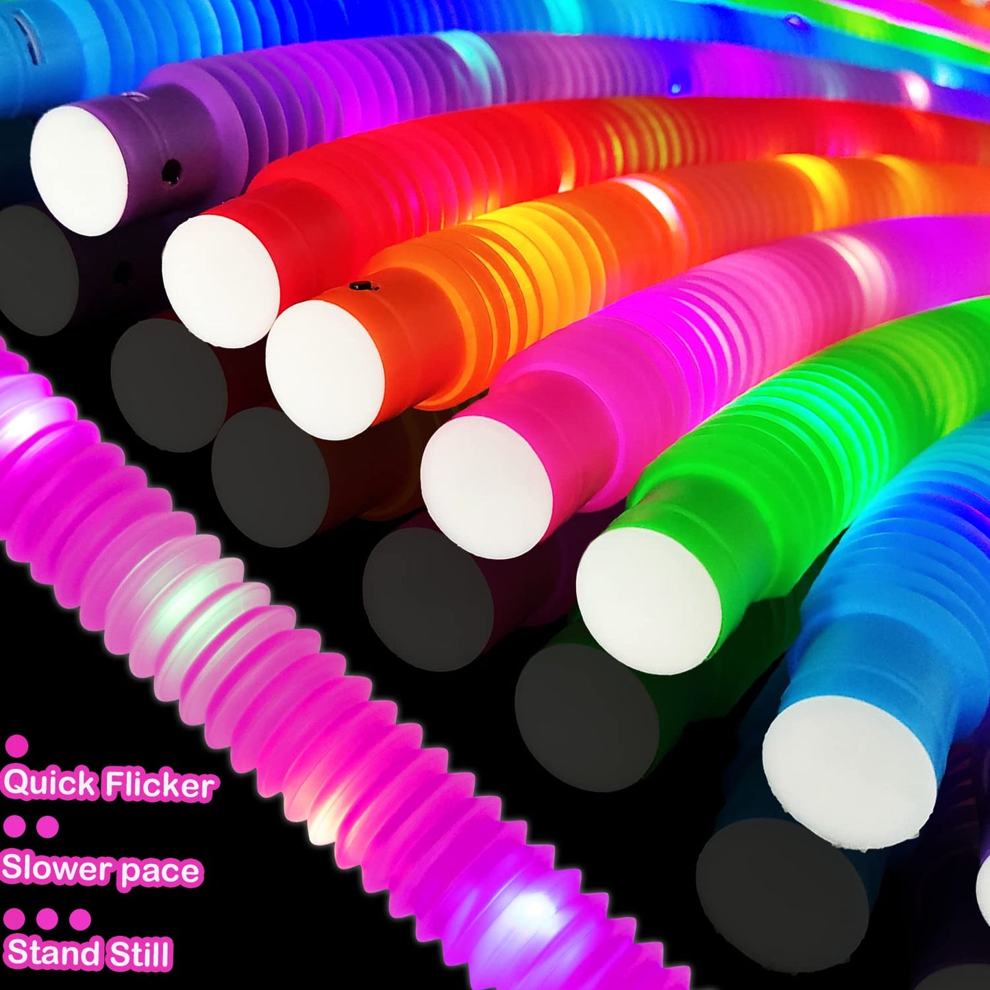 Kannove Glow Sticks Bulk 96 Pcs – LED Light Up Wands for Parties