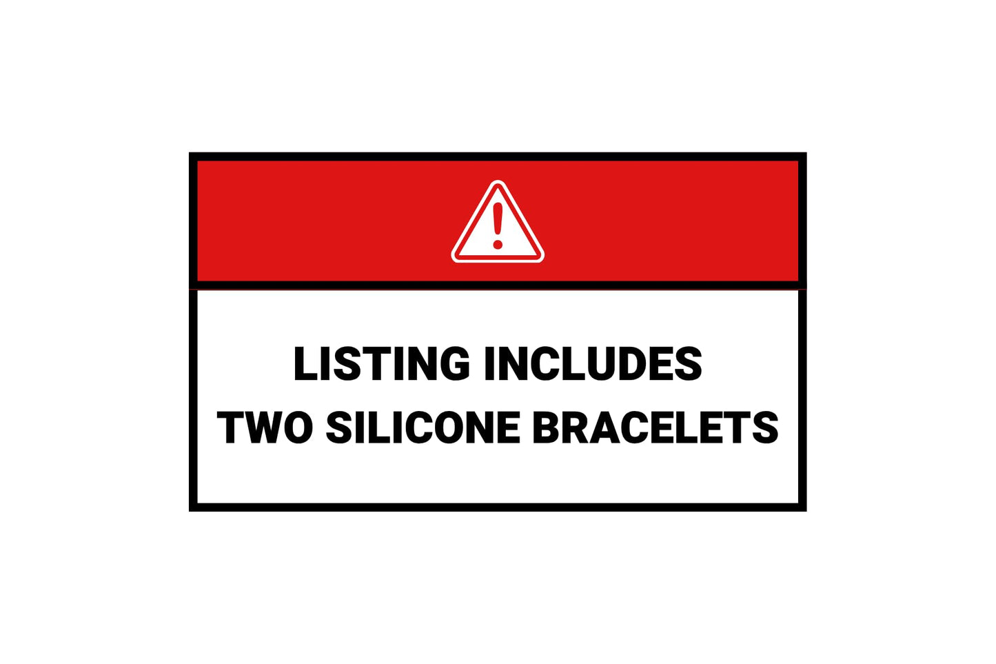 Kappa Alpha Psi Silicone Bracelet - Red, Medium (2-Pack)