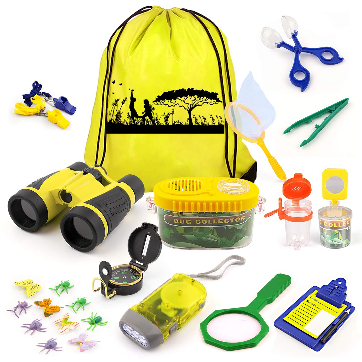 Kaqinu 24-Piece Kids Explorer Kit & Bug Catcher – Outdoor Adventure Set for Boys & Girls