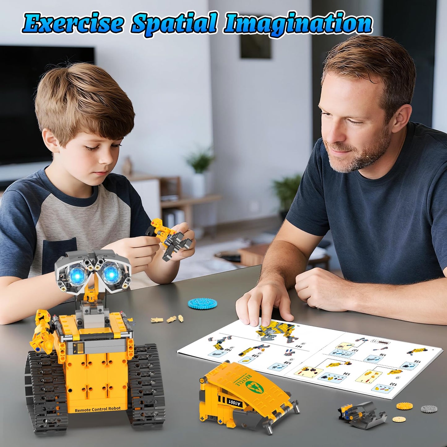 Karei 3-in-1 Robot Building Kit for Boys 8-14 | 700+ Pcs, App & Remote Control