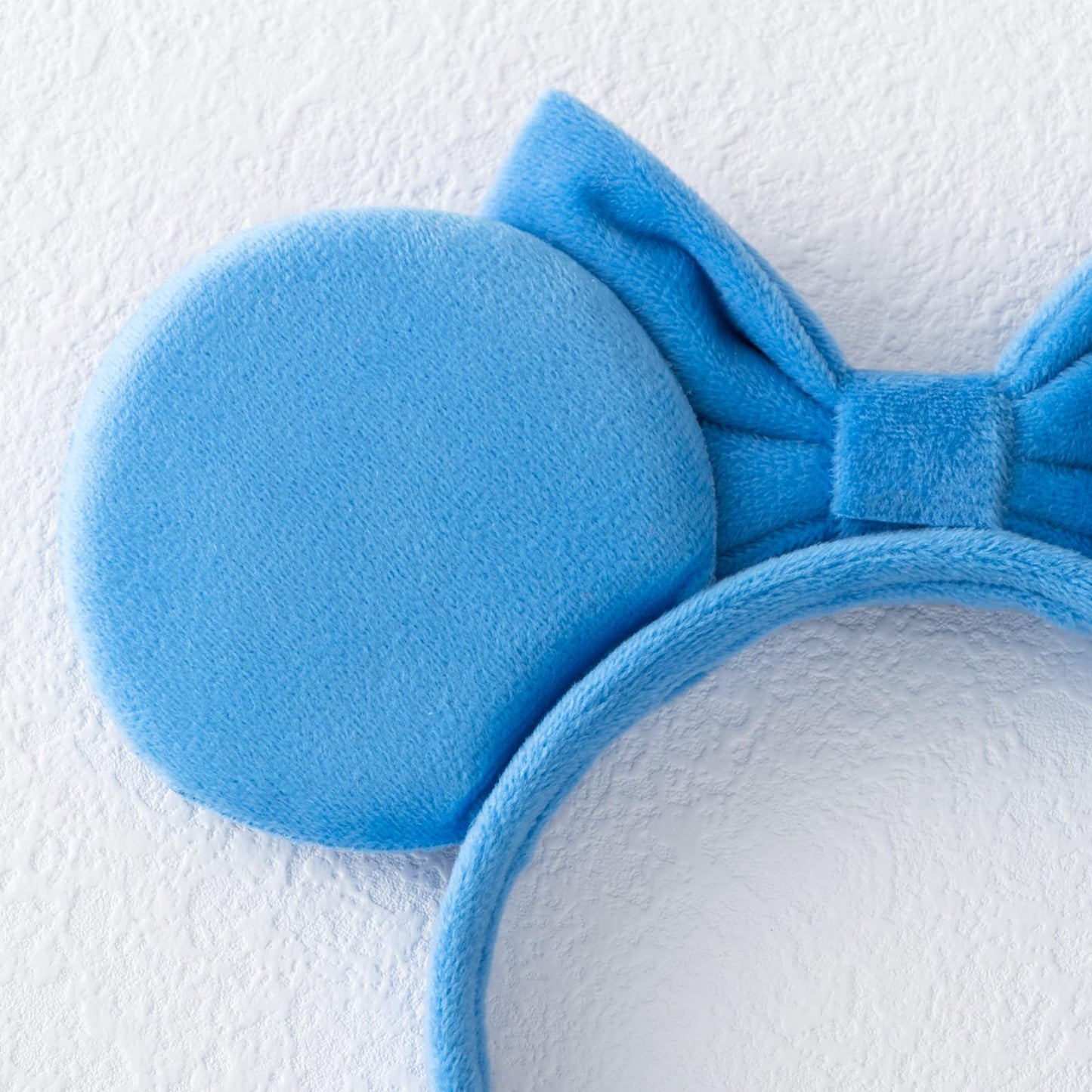 KARETT Pearl Mouse Ears Bow Headband – Sparkling Glitter Party Accessory