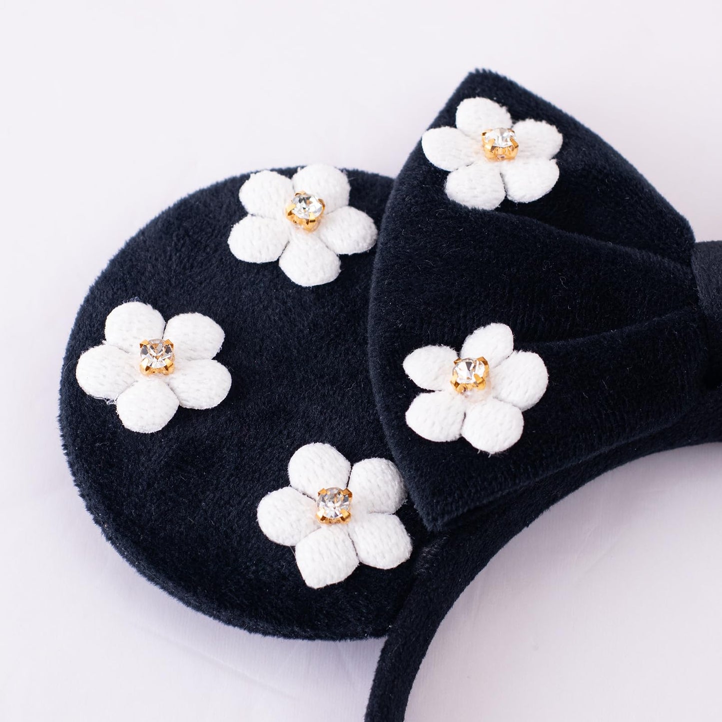 KARETT Mouse Ears Bow Headbands – Sparkling Party Accessory for Women & Girls