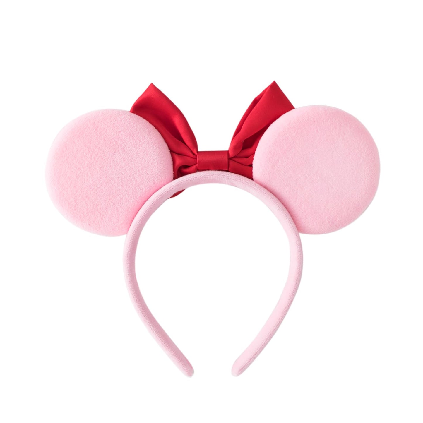 KARETT Pearl Mouse Ears Bow Headband – Sparkle Glitter Party Accessory