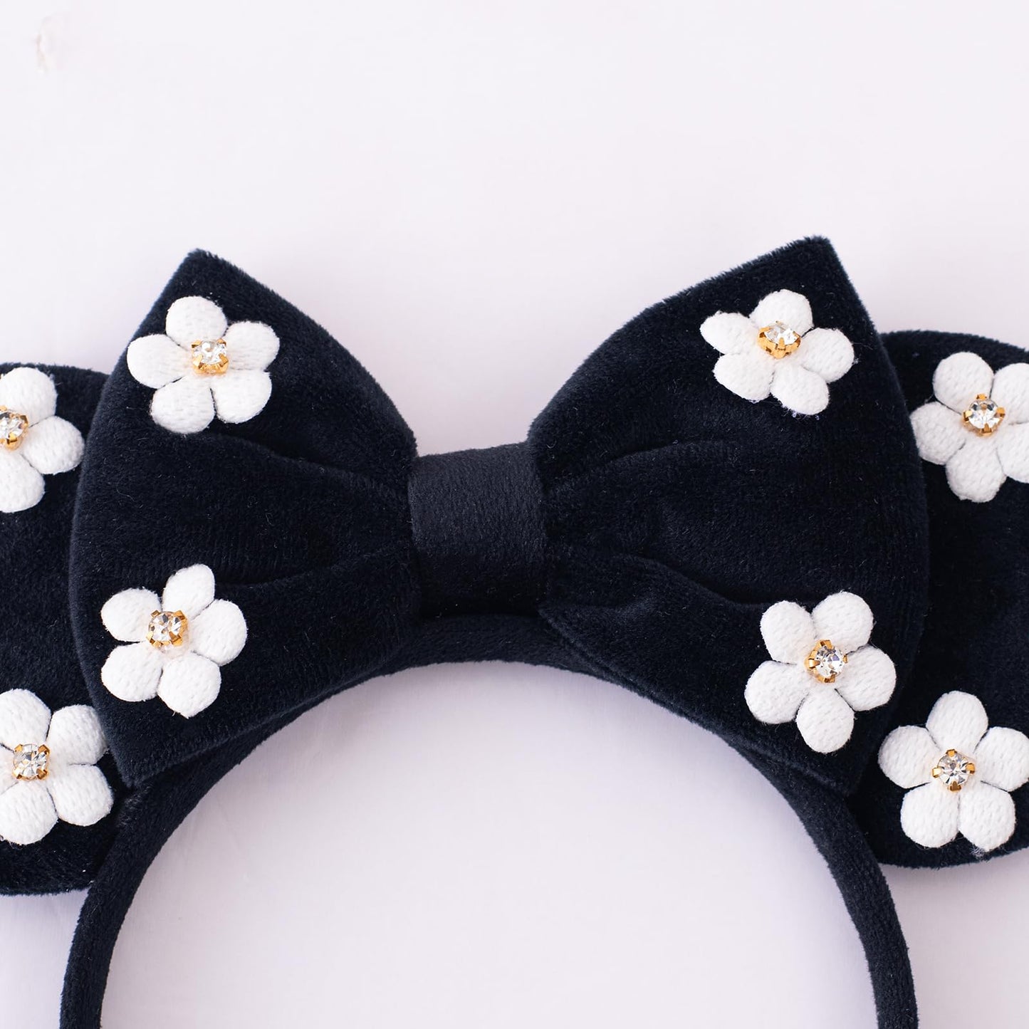 KARETT Mouse Ears Bow Headbands – Sparkling Party Accessory for Women & Girls