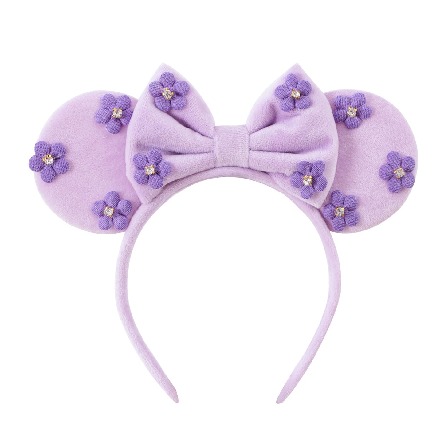 KARETT Mouse Ears Headband – Sparkle Glitter Party Accessory