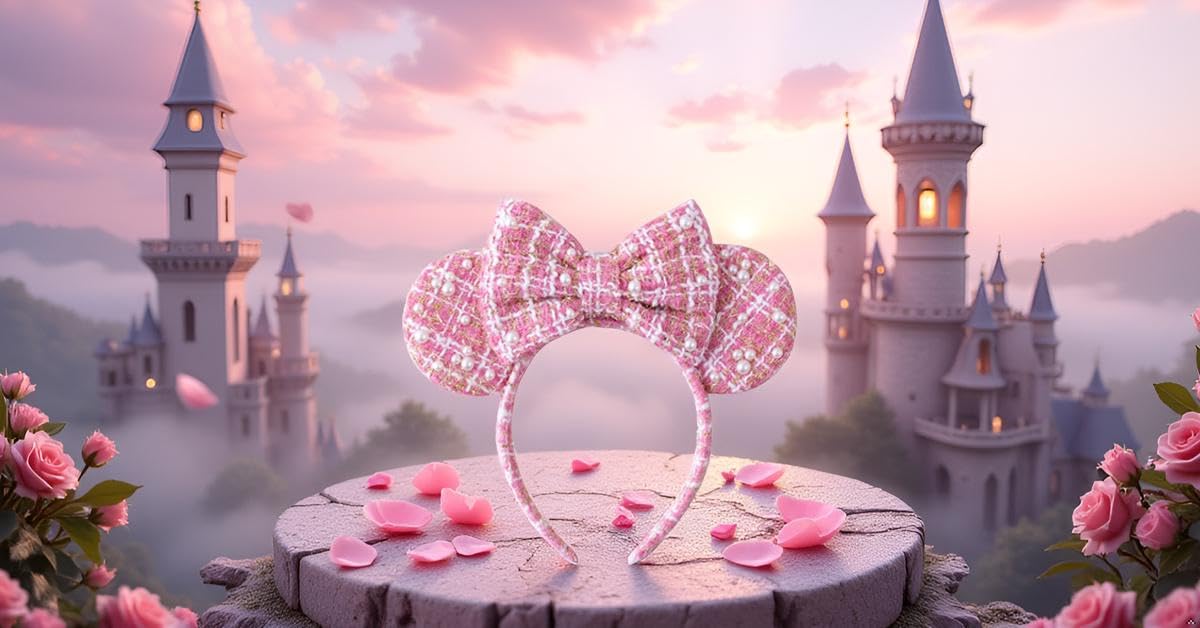 KARETT Mouse Ears Headbands for Girls & Women – Party Costume Accessory