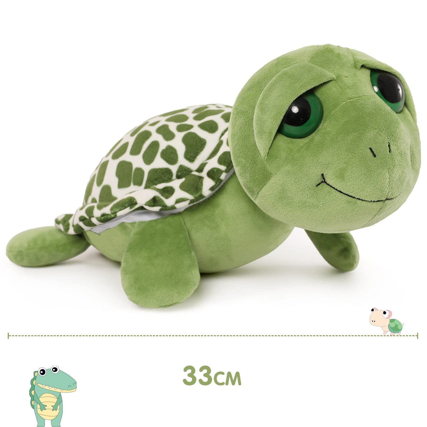 Karister 6Pcs Turtle Plush Toys – 14-inch Sea Turtle Plush with Three Babies Inside Shell