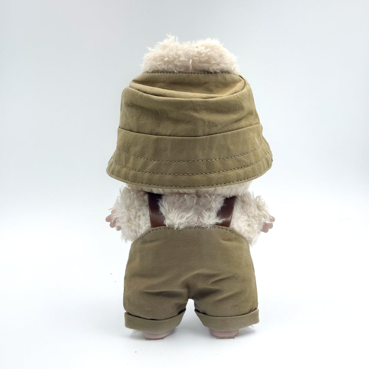 Karoking Labubu 17cm Doll Clothes: Complete Outfit with Overalls, Hat & Glasses