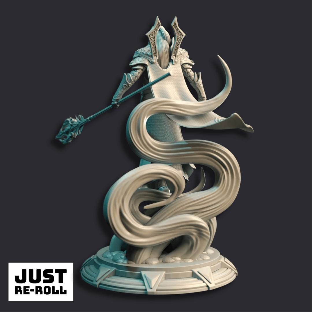 Karydian Master Sorcerer - 3D Printed Sorcerer Character Miniature