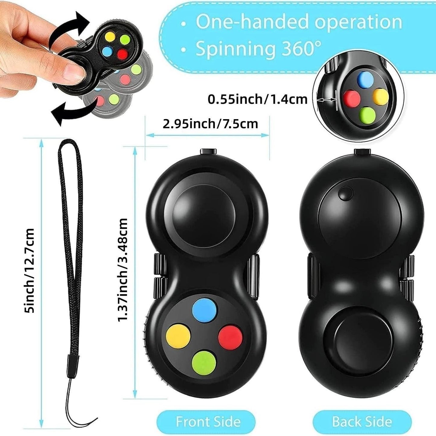 Kasdcvn 7-Piece Fidget Toys Set – Stress Relief & Focus for Kids & Adults