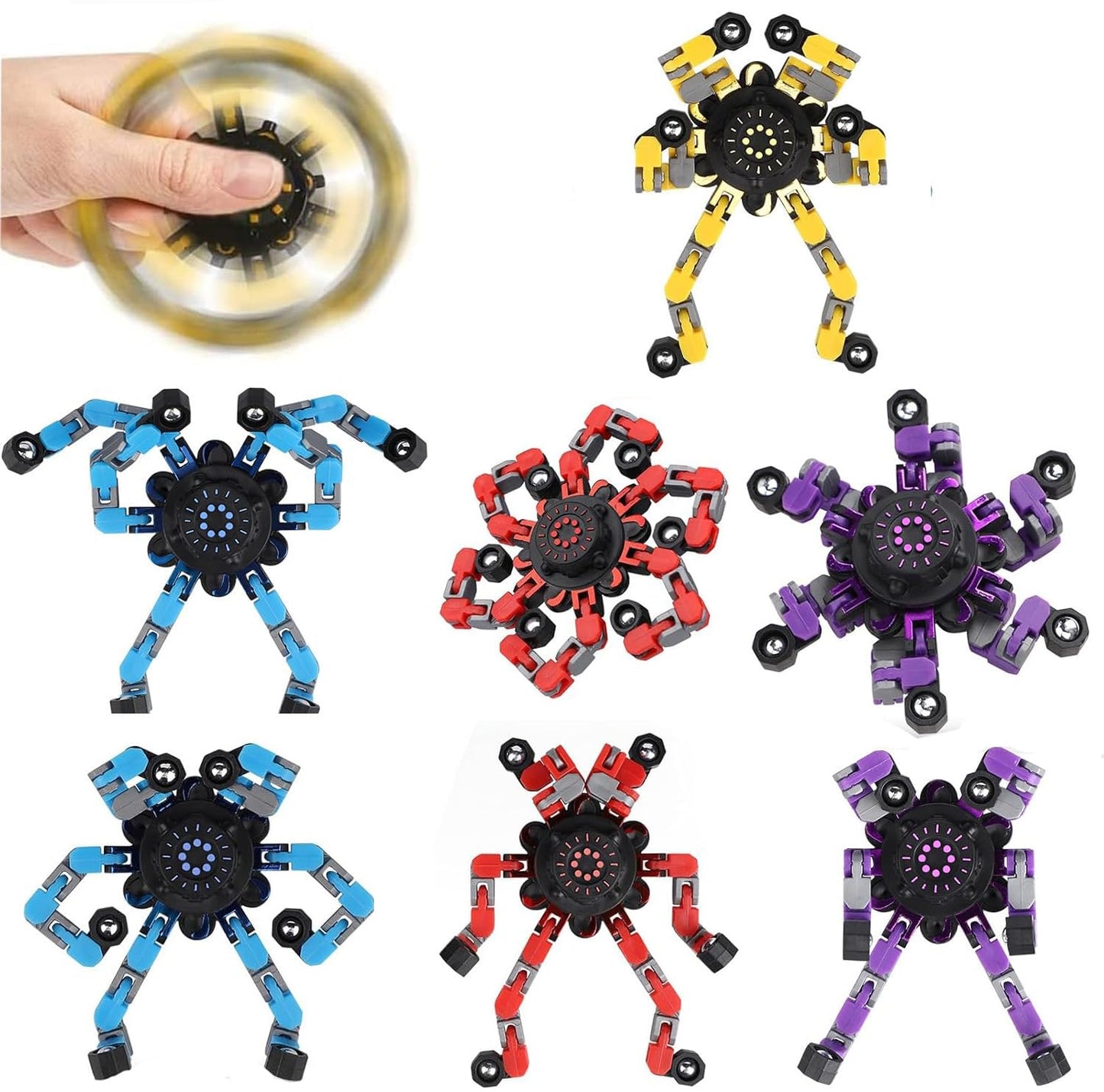 Kasdcvn 7-Piece Fidget Toys Set – Stress Relief & Focus for Kids & Adults