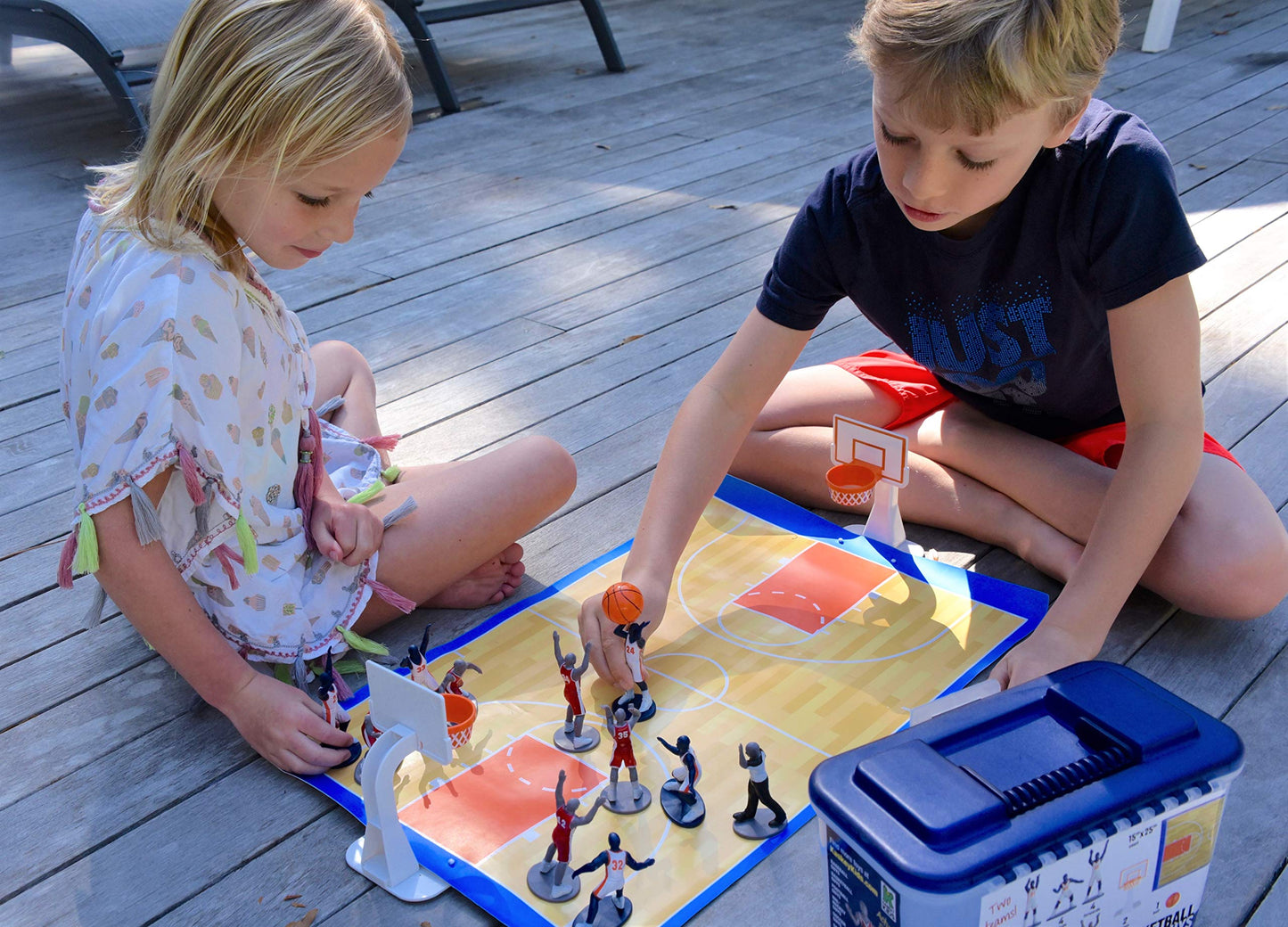 Kaskey Kids Basketball Guys: Red vs Blue 21-Piece Set | Ages 3+