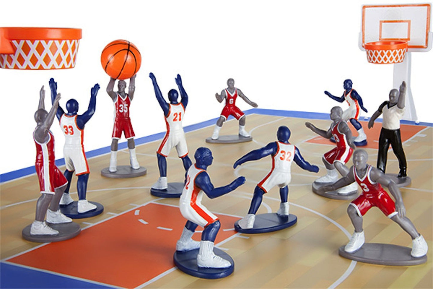 Kaskey Kids Basketball Guys: Red vs Blue 21-Piece Set | Ages 3+