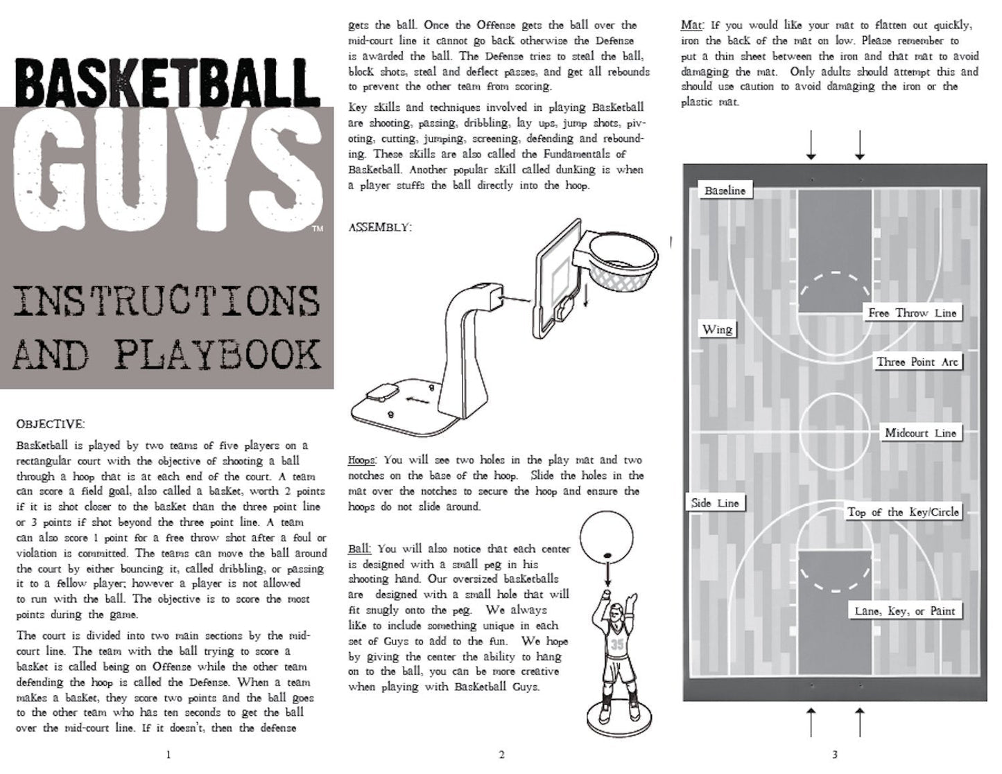 Kaskey Kids Basketball Guys: Red vs Blue 21-Piece Set | Ages 3+