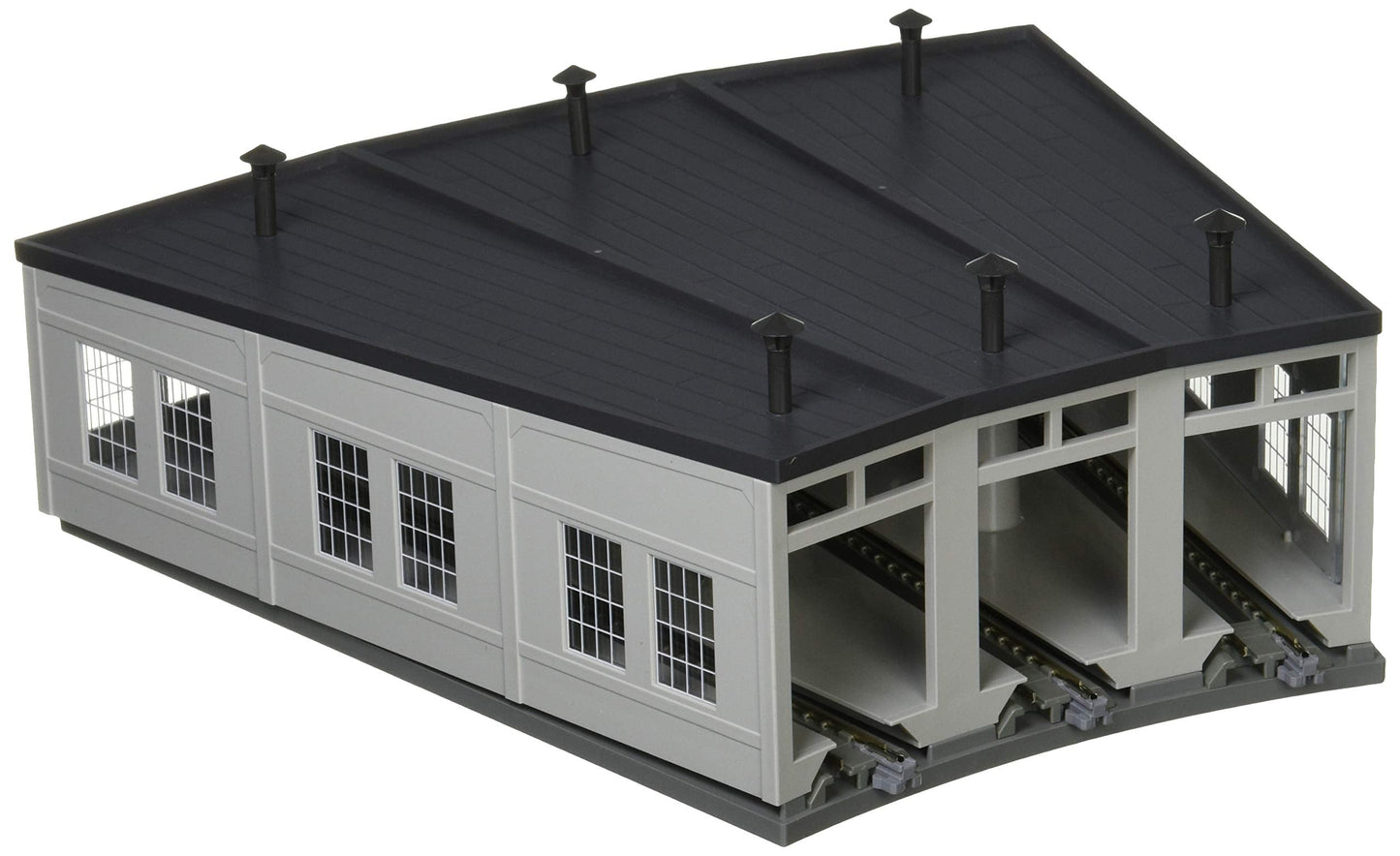 Kato KAT23240 N 3-Stall Roundhouse – Expandable N-Scale Engine Depot
