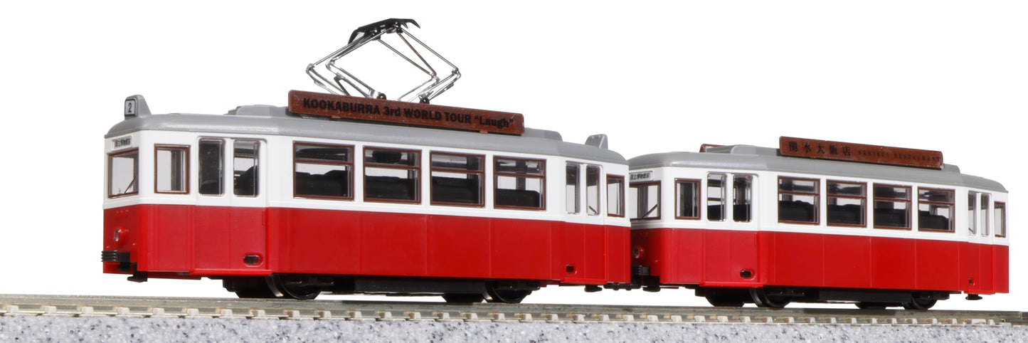 KATO N Gauge Maitram Classic Red 14-806-3 Train Model – Retro Road Tram