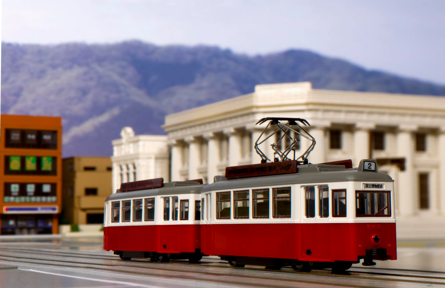 KATO N Gauge Maitram Classic Red 14-806-3 Train Model – Retro Road Tram