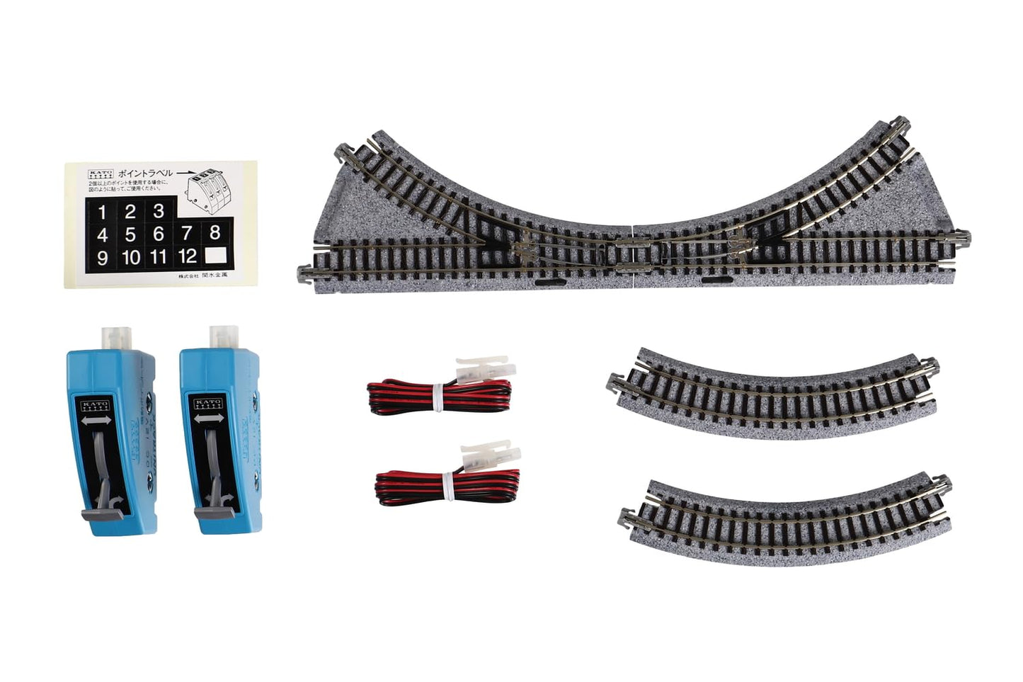 Kato CV-2 Compact N-Scale Turnout Set – KAT20891 | N Track Precision