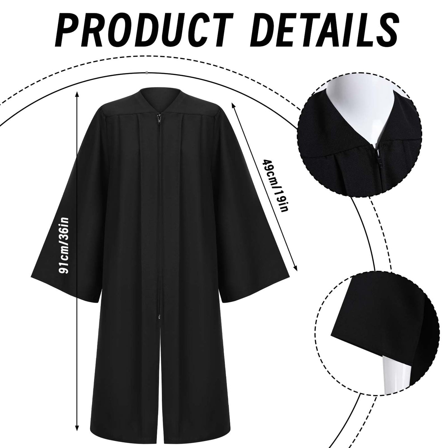 Kavoc 4 Pcs Kids Judge Costume Set — Robe, Collar, Gavel & Glasses for Halloween & Career Day