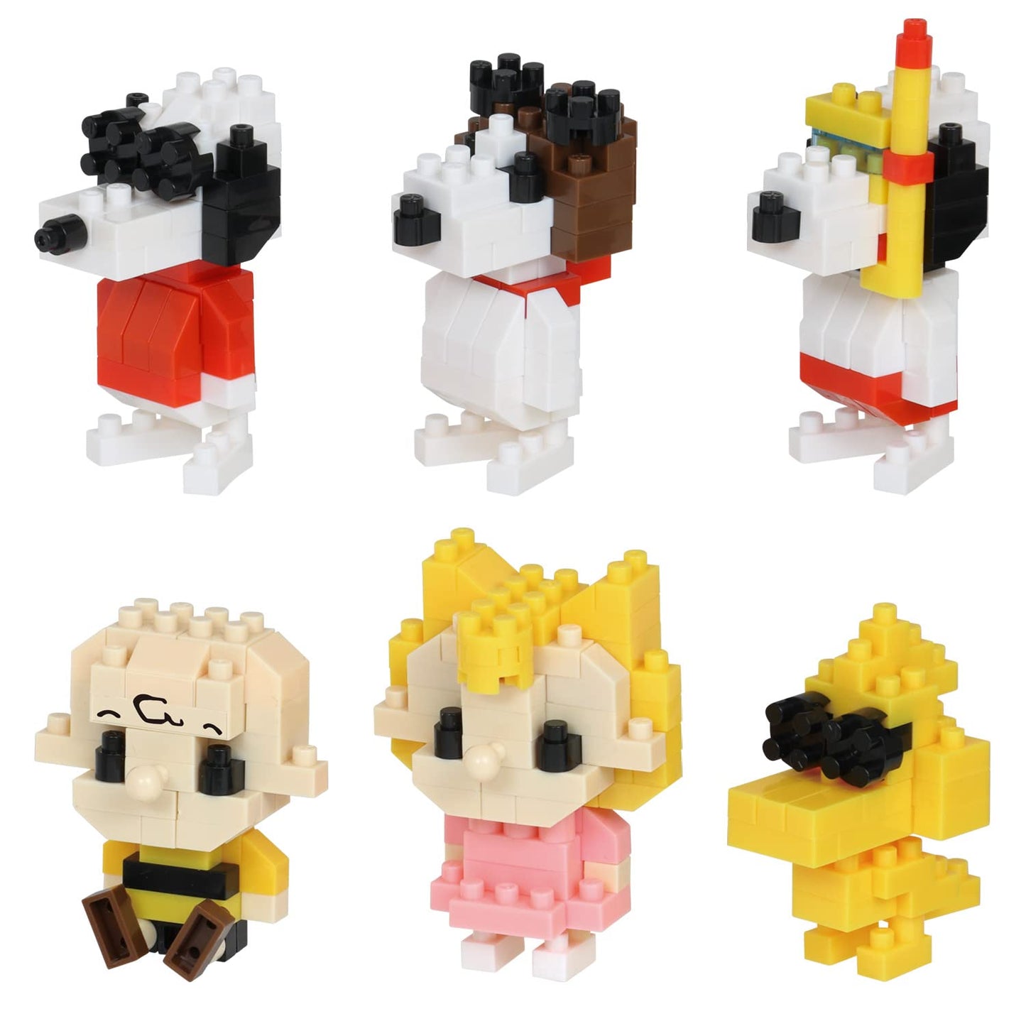 KAWADA Nanoblock Peanuts Vol. 3 – Blind Box Complete Set | Mininano Series Building Kit