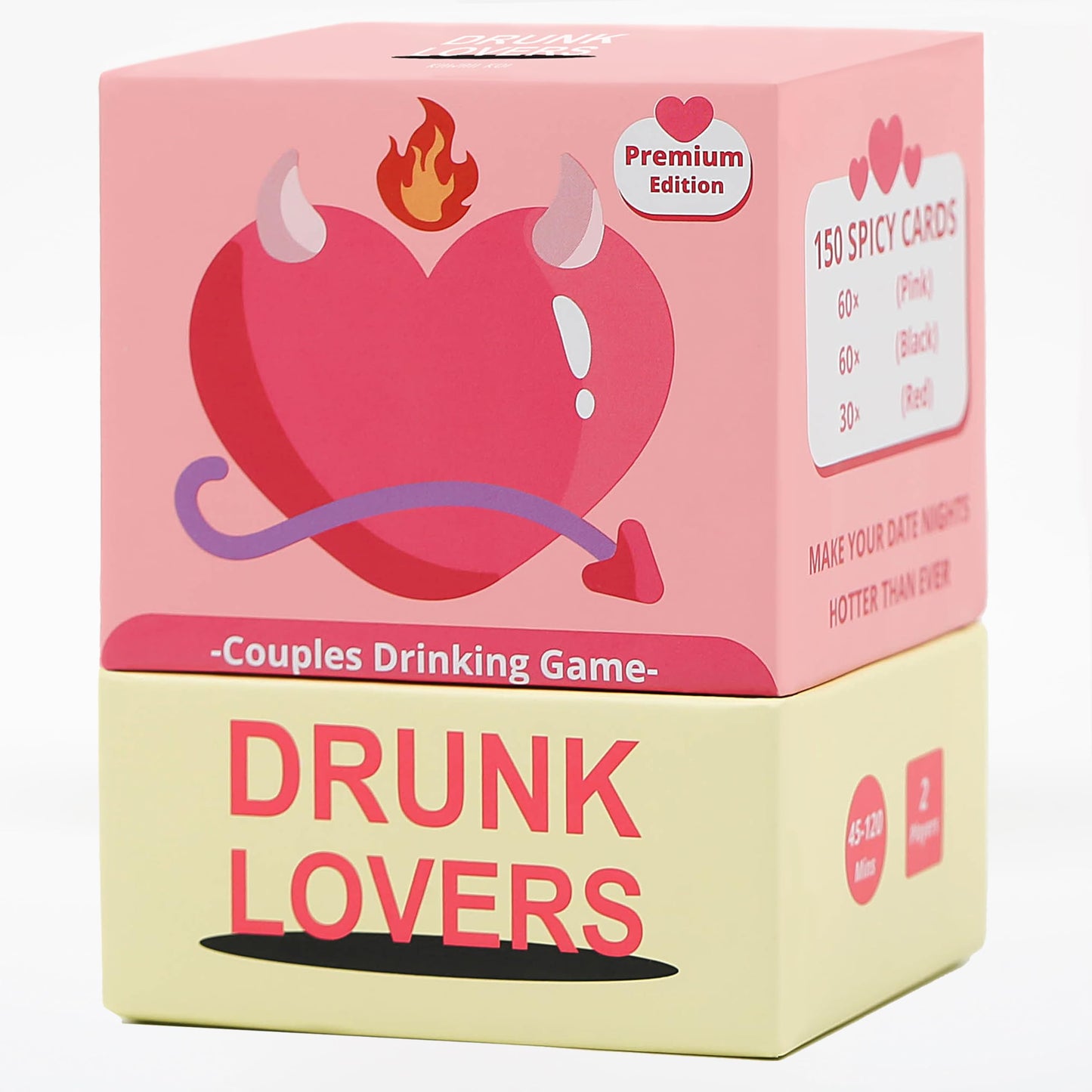 KAWAII KOI Drunk Lovers Premium Edition – Couples Card Game for Date Night (150 Cards, 3 Categories)