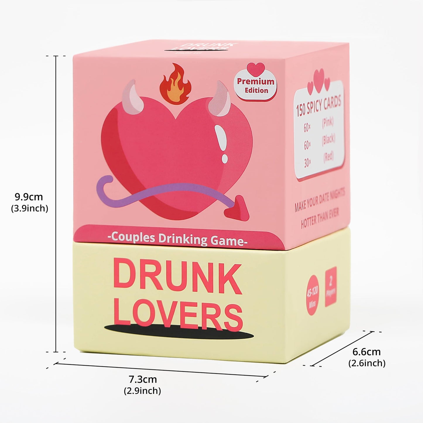 KAWAII KOI Drunk Lovers Premium Edition – Couples Card Game for Date Night (150 Cards, 3 Categories)